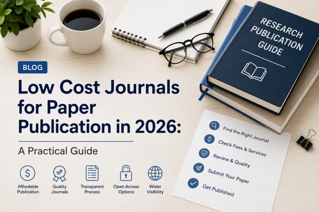 Low Cost Journals for Paper Publication