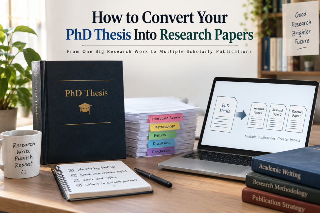 How to Convert Your PhD Thesis Into Research Papers